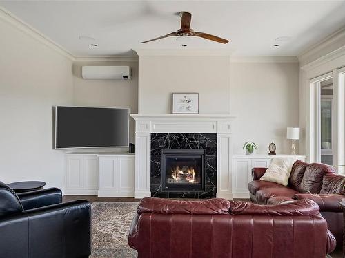 2270 Compass Pointe Pl, Langford, BC - Indoor Photo Showing Living Room With Fireplace