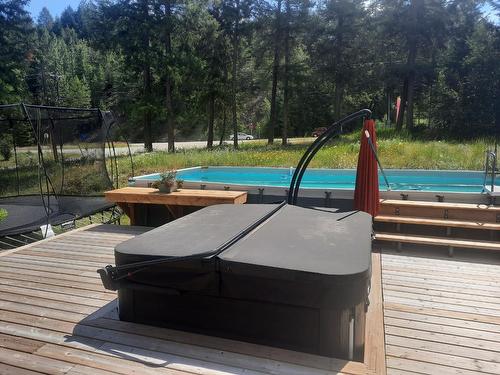 2111 Dunn Road, Christina Lake, BC - Outdoor With Above Ground Pool