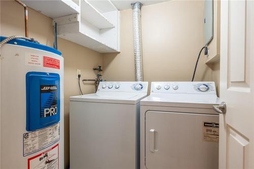 99 Donn Avenue|Unit #104, Stoney Creek, ON - Indoor Photo Showing Laundry Room