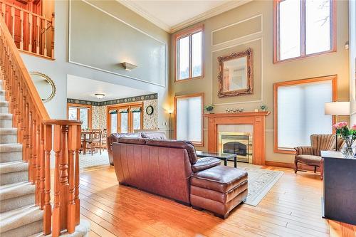 49 Melody Drive, Delhi, ON - Indoor With Fireplace