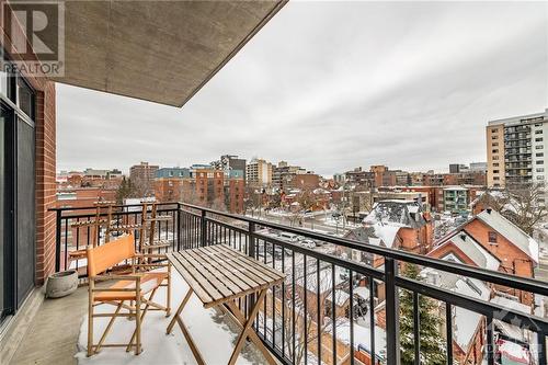364 Cooper Street Unit#504, Ottawa, ON - Outdoor With Balcony With View With Exterior