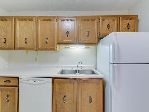 301-555 Rowcliffe Avenue, Kelowna, BC - Indoor Photo Showing Kitchen With Double Sink