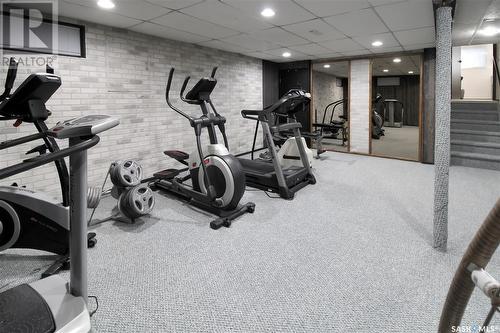 120 Hayes Drive, Swift Current, SK - Indoor Photo Showing Gym Room