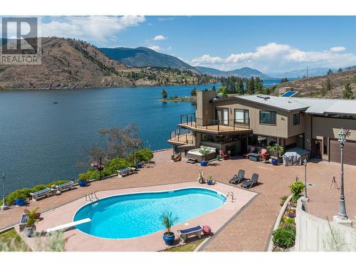 264 Eastside Road, Okanagan Falls, BC - Outdoor With Body Of Water With In Ground Pool With View