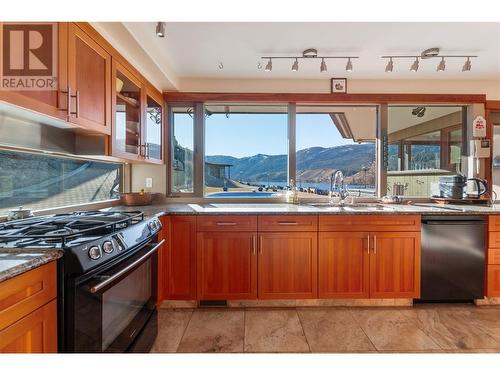 264 Eastside Road, Okanagan Falls, BC - Indoor Photo Showing Kitchen With Double Sink