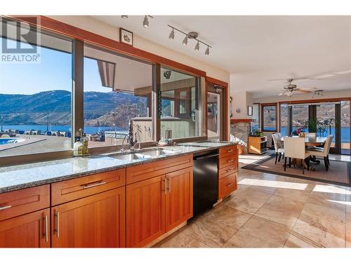 264 Eastside Road, Okanagan Falls, BC - Indoor Photo Showing Kitchen With Double Sink