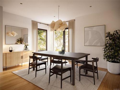 12-909 Redfern St, Victoria, BC - Indoor Photo Showing Dining Room