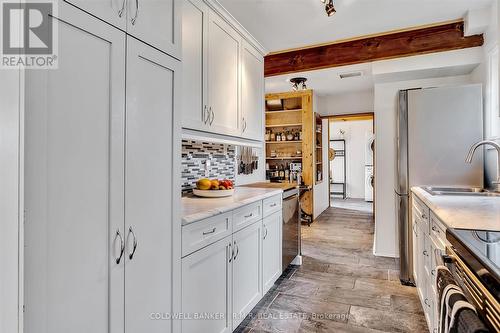 10 Elm St, Kawartha Lakes, ON - Indoor Photo Showing Kitchen With Double Sink