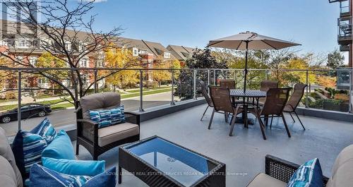 208 - 80 Port Street E, Mississauga, ON - Outdoor With Deck Patio Veranda With Exterior