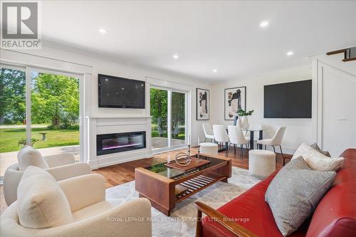 62 Windemere Road, Hamilton, ON - Indoor Photo Showing Living Room With Fireplace