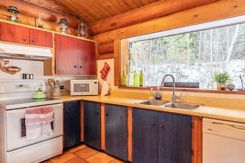 857 Riondel Rd, Crawford Bay, BC - Indoor Photo Showing Kitchen With Double Sink