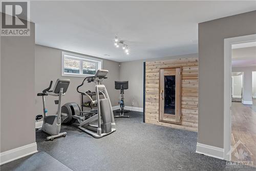 6104 Knights Drive, Ottawa, ON - Indoor Photo Showing Gym Room