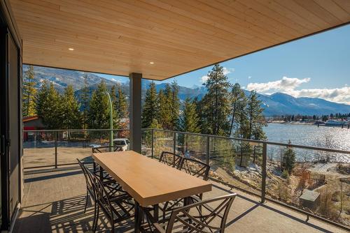 575 Larch Drive, Kaslo, BC - Outdoor With Body Of Water With Deck Patio Veranda With View With Exterior