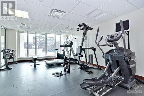 234 Rideau Street Unit#1105, Ottawa, ON - Indoor Photo Showing Gym Room