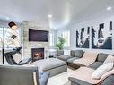 Salon - 22 Rue De La Pointe, La Minerve, QC  - Indoor Photo Showing Living Room With Fireplace 