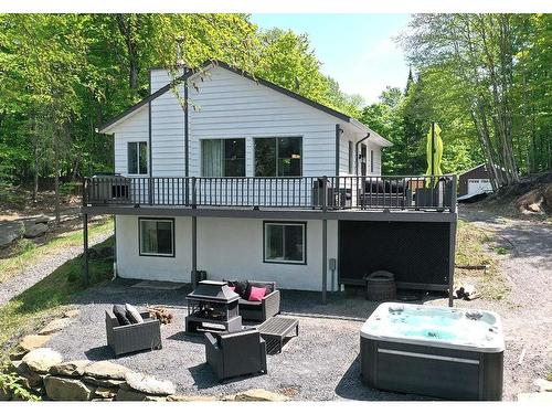 Frontage - 22 Rue De La Pointe, La Minerve, QC - Outdoor With Deck Patio Veranda With Exterior