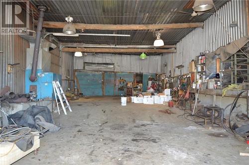 Inside the workshop - 2859 8Th Concession C Road, Clayton, ON - Indoor Photo Showing Garage