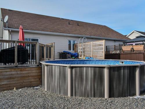 Back facade - 2775 Rue Des Perdrix, Drummondville, QC - Outdoor With Above Ground Pool With Exterior