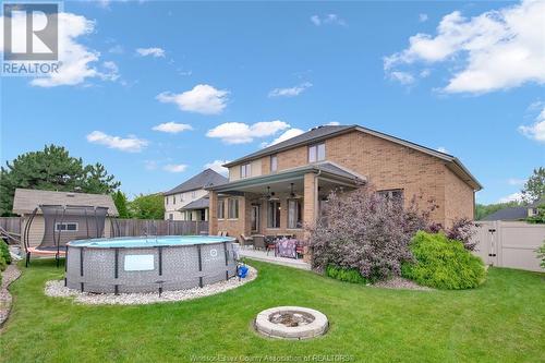 12337 Candlewood Drive, Tecumseh, ON - Outdoor With Above Ground Pool With Backyard With Exterior