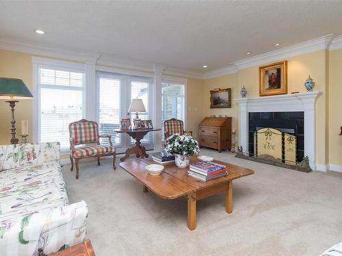 1135 Timber View, Langford, BC - Indoor Photo Showing Living Room With Fireplace