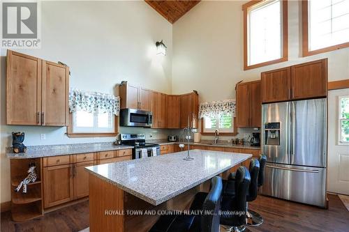 9 Lakeview Cottage Road, Kawartha Lakes, ON - Indoor Photo Showing Kitchen With Stainless Steel Kitchen