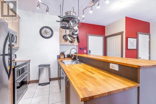 1500 Mcdonald Avenue Unit# 201, Fernie, BC - Indoor Photo Showing Kitchen With Double Sink