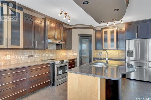 30 Fernwood Bay, White City, SK - Indoor Photo Showing Kitchen With Stainless Steel Kitchen With Upgraded Kitchen