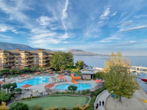 304-4205 Gellatly Road, West Kelowna, BC - Outdoor With Body Of Water With In Ground Pool With View