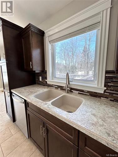 148 Taurus Lane, Hanwell, NB - Indoor Photo Showing Kitchen With Double Sink