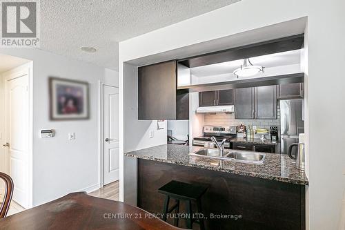 #504 -70 Town Centre Crt, Toronto, ON - Indoor Photo Showing Kitchen With Double Sink With Upgraded Kitchen