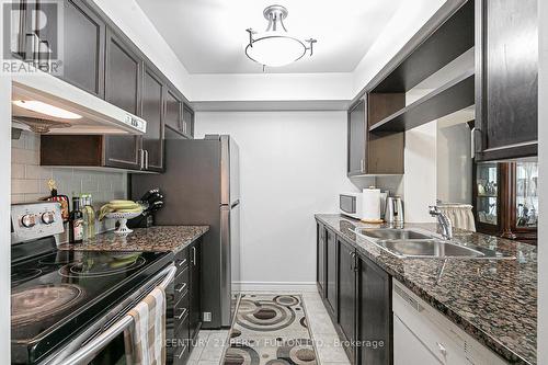 #504 -70 Town Centre Crt, Toronto, ON - Indoor Photo Showing Kitchen With Double Sink