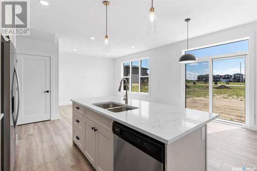 240 Dziadyk Manor, Saskatoon, SK - Indoor Photo Showing Kitchen With Double Sink With Upgraded Kitchen