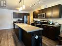202 2452 Kildeer Drive, North Battleford, SK  - Indoor Photo Showing Kitchen With Double Sink 