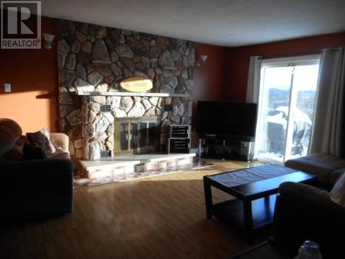 34 Cherry Crescent, Springdale, NL - Indoor Photo Showing Living Room With Fireplace
