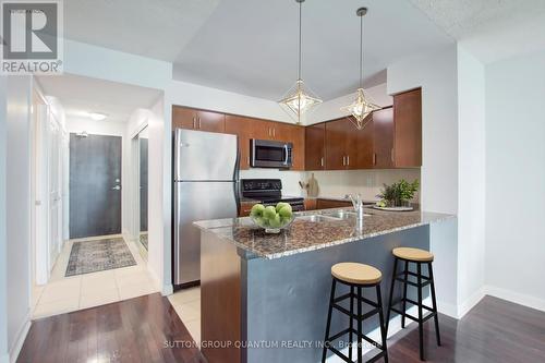 1401 - 235 Sherway Gardens Road, Toronto, ON - Indoor Photo Showing Kitchen With Stainless Steel Kitchen With Double Sink