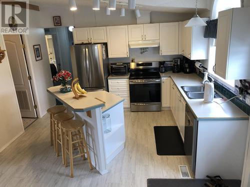 1 2454 Grants Frontage Road, Vanderhoof, BC - Indoor Photo Showing Kitchen With Double Sink