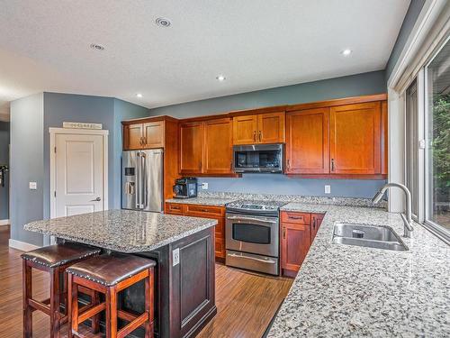 1678 Meadowood Way, Qualicum Beach, BC - Indoor Photo Showing Kitchen With Double Sink