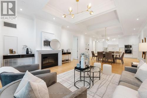 #4002 -311 Bay St, Toronto, ON - Indoor Photo Showing Living Room With Fireplace