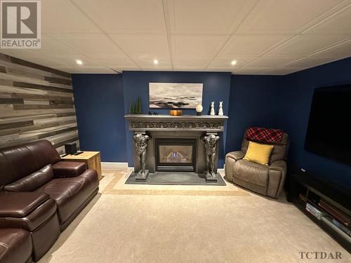 1212 Lavigne Blvd, Timmins, ON - Indoor With Fireplace