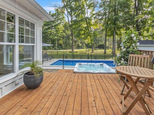Pool - 60 Av. Tunstall, Senneville, QC - Outdoor With Above Ground Pool With Exterior