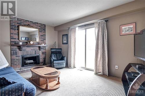126 Hawk Crescent, Ottawa, ON - Indoor Photo Showing Living Room With Fireplace