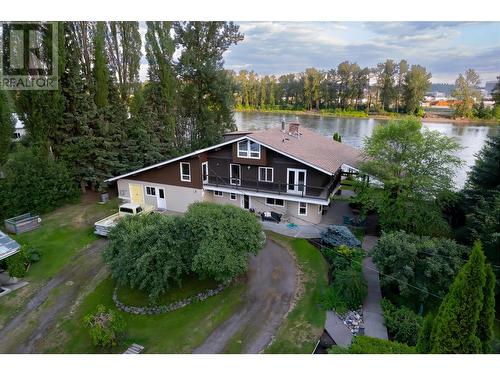 829 Prince George Pulpmill Road, Prince George, BC - Outdoor With Body Of Water With Deck Patio Veranda