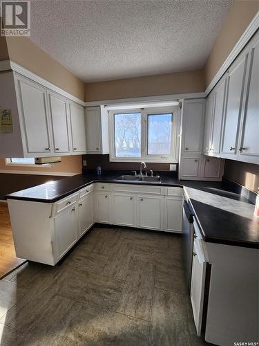 707 Grey Avenue, Grenfell, SK - Indoor Photo Showing Kitchen With Double Sink