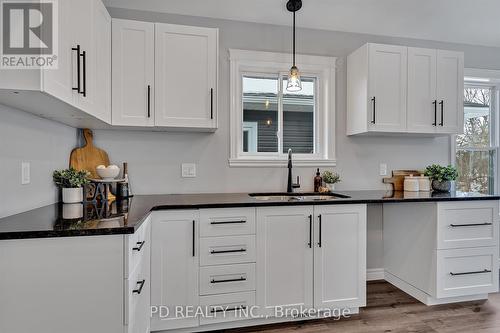 20 Queen Street S, Kawartha Lakes, ON - Indoor Photo Showing Kitchen With Double Sink