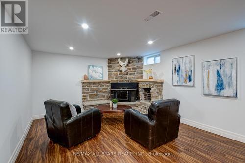 9179 Concession 4  N, Uxbridge, ON - Indoor With Fireplace