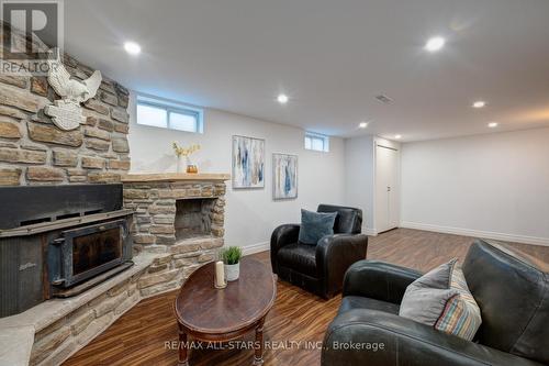 9179 Concession 4  N, Uxbridge, ON - Indoor With Fireplace