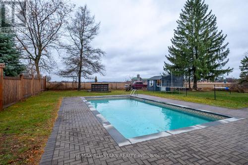 9179 Concession 4  N, Uxbridge, ON - Outdoor With In Ground Pool With Backyard