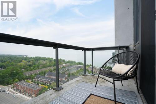 #1904 -1 Hurontario St, Mississauga, ON - Outdoor With Body Of Water With Balcony With Exterior