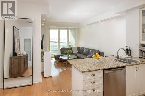 #312 -25 Scrivener Sq, Toronto, ON - Indoor Photo Showing Kitchen With Double Sink