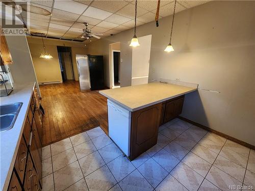 58 Cyr Street, Saint-Léonard, NB - Indoor Photo Showing Kitchen With Double Sink